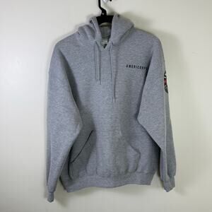VTG M.J Soffe gray Hoodie Adult XL Made in USA United States Sweatshirt aircorp